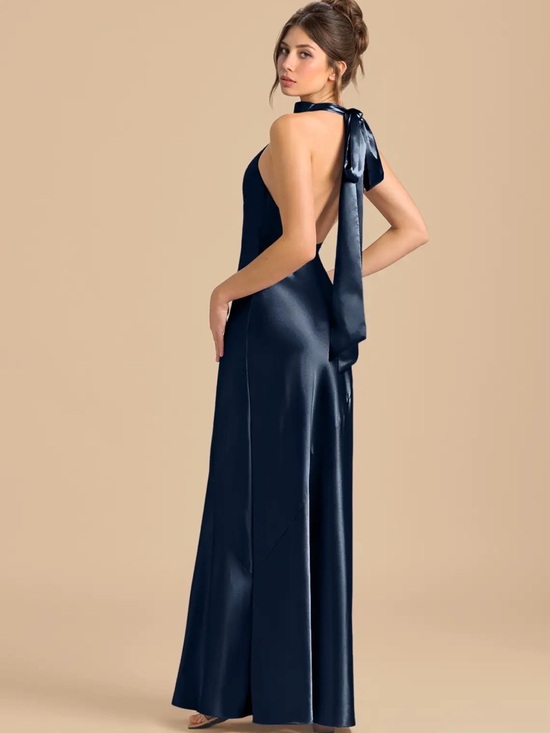 Dresses & Skirts - Azazie Halter Backless Evening Dress